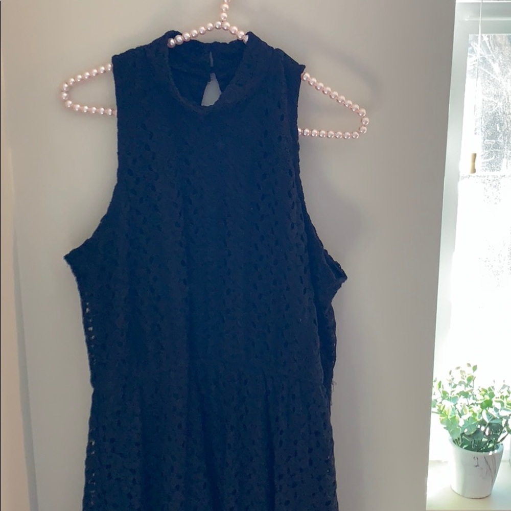 cotton BLACK DRESS